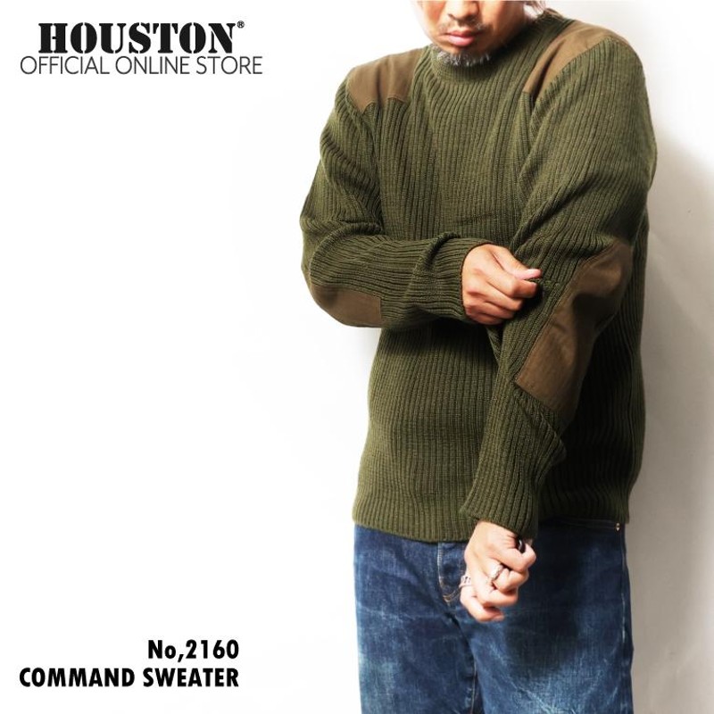 HOUSTON / ヒューストン 2160 COMMAND SWEATER / コマンドセーター -全