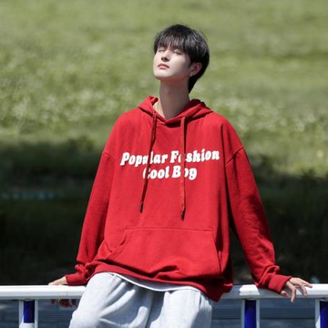 日系復古cityboy連帽衛衣男青少年潮牌寬松運動外套春秋男生上衣