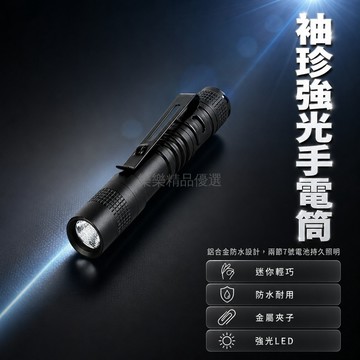 桃園出貨 9cm 22g 鋁合金筆形手電筒 CREE XPE 尾按開關 AAA 電池微型