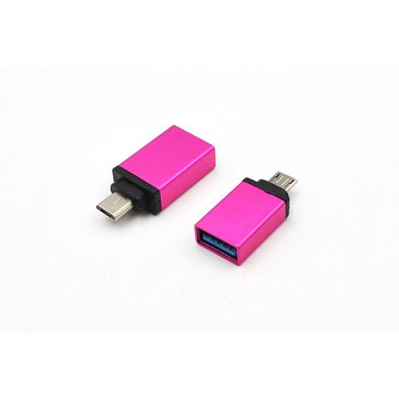 Mirco USB合金OTG轉接頭   Mirco USB轉USB [1030]