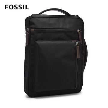 FOSSIL Buckner 行動族三用電腦包-黑色 MBG9475001