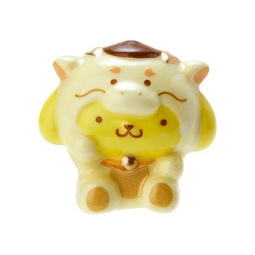 【震撼精品百貨】布丁狗 Pom Pom Purin ~日本SANRIO三麗鷗 布丁狗迷你陶瓷招財公仔(龍的傳人)*98277