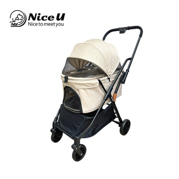 【NiceU 毛樂趣】一鍵收折寵物推車 :: Biz系列