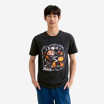 Roots男裝-HARVEST GLOW FESTIVE 短袖上衣