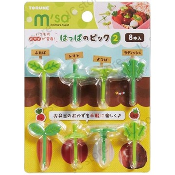日本進口 Torune 葉子 豆苗 裝飾叉 msa 葉片 水果叉 三明治叉 點心叉 食物叉 叉子 豆芽 樹葉 便當裝飾叉