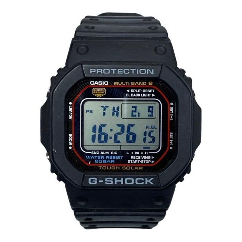 稼働品】CASIO カシオ G-SHOCK GW-M5610-1JF BASIC デジタル マルチバンド6 タフソーラー 腕時計 ブラック |  LINEショッピング