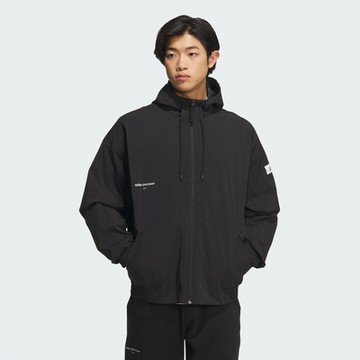 adidas 愛迪達 外套 男款 運動連帽外套 亞規 ST WARM WVJKT 黑 IP4980