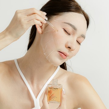 Stunnin' Recipe / 面膜油敷組（黃金神盾全效精華油＋面膜） - 精華油+山茶花面膜10片