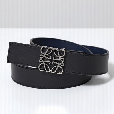 LOEWE レザー リバーシブル アナグラム　ベルト LOEWE ロエベ ベルト レディース メンズ ブランド レザー