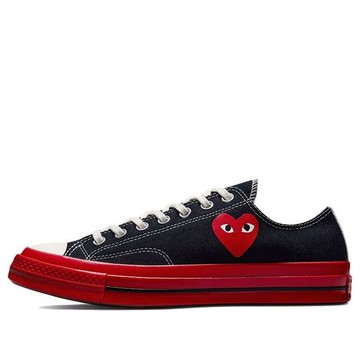 Converse x COMME des GARCONS PLAY Chuck 70 Low 'Black Red'