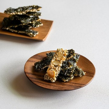 【海苔堅果脆片】(分享包)(嚴選素食零嘴)(非油炸,不死鹹)(素食)