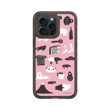 iPhone 15 Pro Max AirX 本質黑 - 馬來貘 Laimo - LAIMO無框架_粉