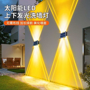 🔥在臺出貨🔥太陽能燈戶外庭院燈別墅花園防水氛圍燈室外圍牆景觀裝飾發光壁燈