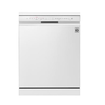【LG 樂金】14人份 QuadWash™ 四方洗蒸氣洗碗機｜雲朵白 DFB533FW