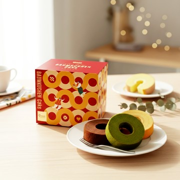 【塔吉特】環環相扣小年輪3入禮盒 (綜合/原味/抹茶/巧克力)