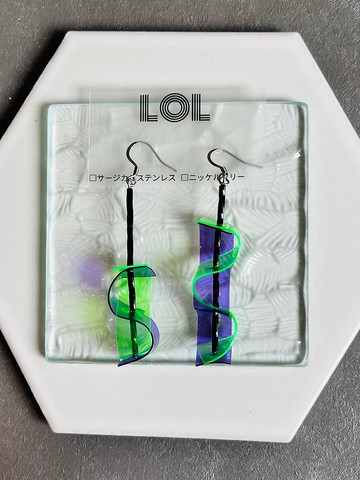 PVC DesignC 038 耳針式耳環/無耳洞耳夾式耳環