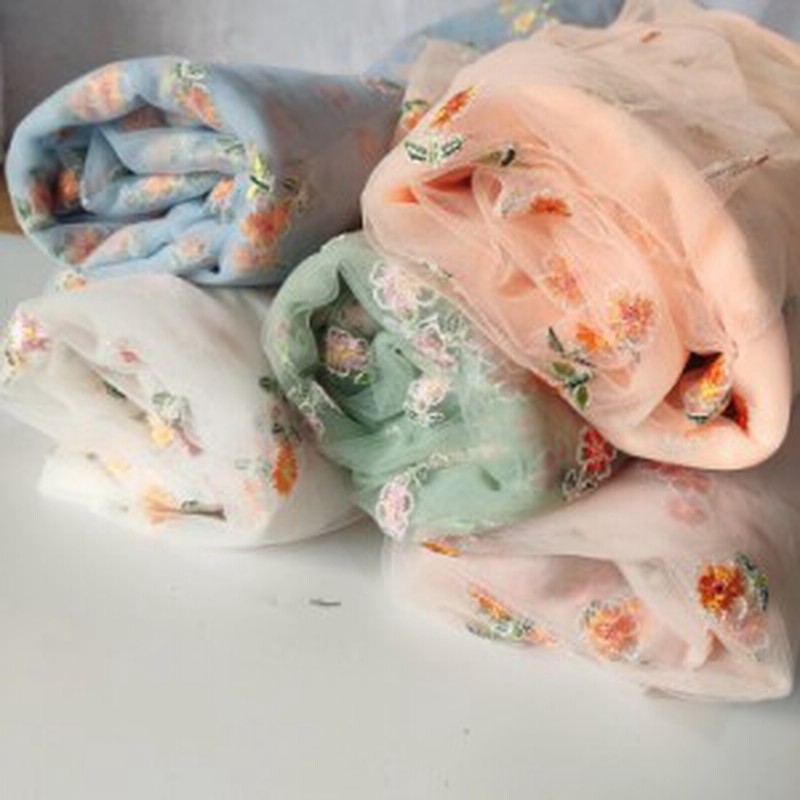白い手作り 刺繍生地 可愛い ハンドメイド 綿 ポリエステル 刺繍 刺繍生地 綿レース 手芸 コットン チュールレース生地 布 生地 通販  LINEポイント最大1.0%GET LINEショッピング