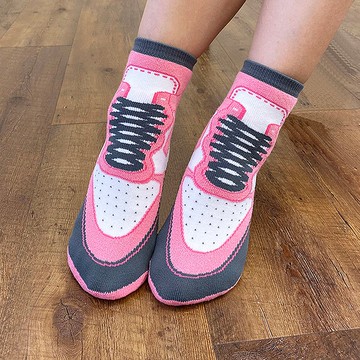 台灣原創設計【SOCKS鞋型襪】STRAWBERRY│中筒襪 男襪 女襪