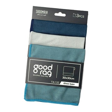 仙德曼優纖抹布-玻璃系列-3入x6組