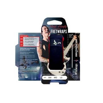 小叮噹的店 Gruv Gear FW-MKH MATT HEAFY簽名款 悶音束帶 FretWrap