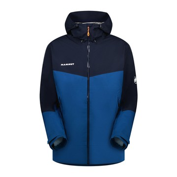 mammut 長毛象 男 convey tour hs hooded af 防水外套深水藍/海洋藍