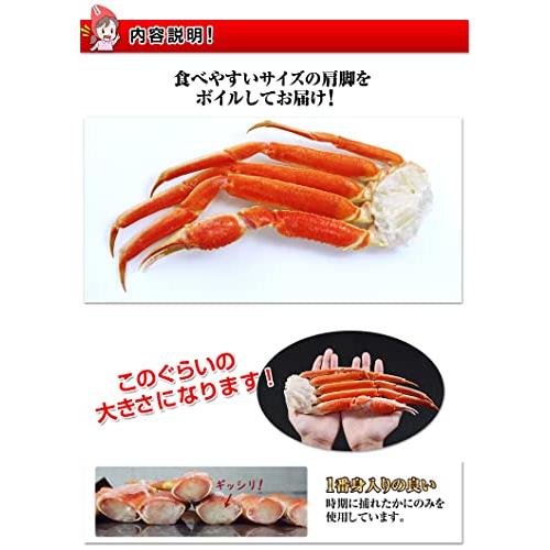 笑顔の食卓 匠｜ボイル ズワイガニ｜2Lボイルずわい肩脚 20〜26肩 (約5kg)