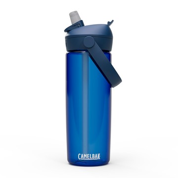 【墾趣】CAMELBAK 600ml Flip Straw多水吸管水瓶RENEW 牛津藍