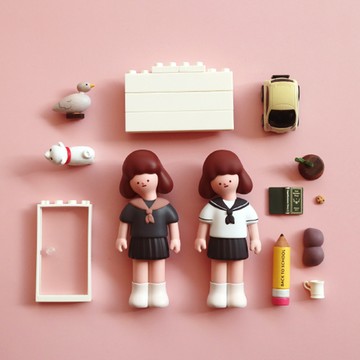 幸會潮玩｜KWONI的衣橱系列公仔盒玩(兩入隨機款)