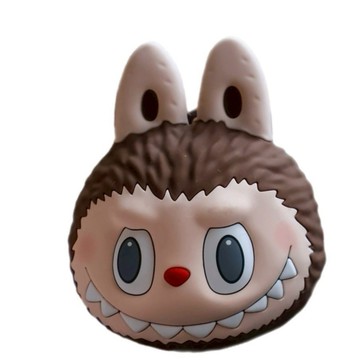 POPMART 泡泡瑪特 LABUBU 拉布布 ORIGINALS 棕色 矽膠 耳機包 裝飾 吊飾 掛飾 全新