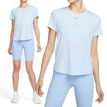 Nike AS NK ONE Classic DF SS Top 女款 淡藍色 運動 休閒 短袖 FN2799-423