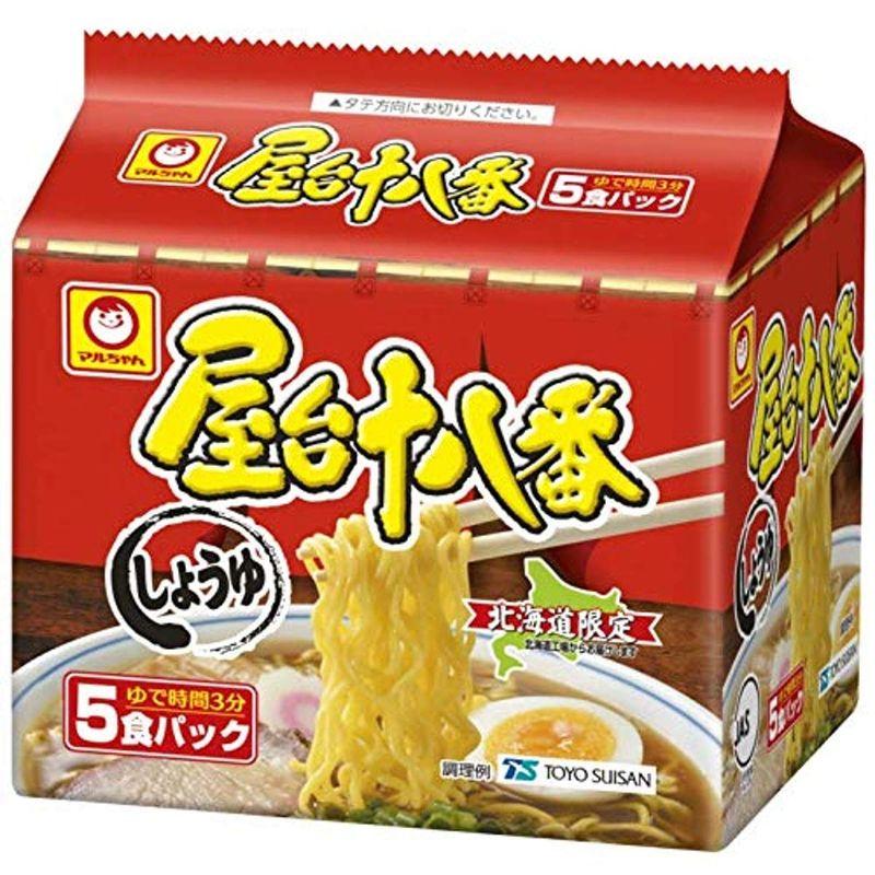 マルちゃん 屋台十八番しょうゆ袋 5食パック×6個