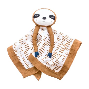 lulujo 安撫巾 100%棉  樹懶  1個