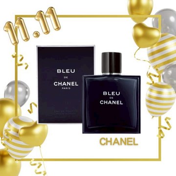 CHANEL 香奈兒 藍色男性淡香水100ml(木質芳香調 男香 BLEU DE 雙11限定)