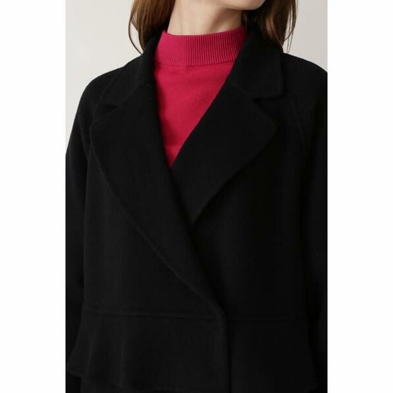 新品　PINKY&DIANNEウエストフリルウールリバーコート セール】 ◇ウエストフリルウールリバーコート （アウター）｜PINKY