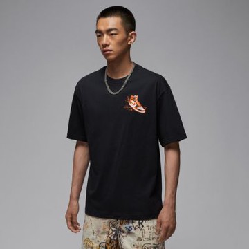NIKE 短袖上衣 男 喬丹 中磅寬鬆版型 AS M J NC AJ1 AD SS CREW 黑 HQ8973-010