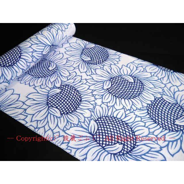 美品！本染＊注染＊アールデコ柄＊白＆紺＊ゆかた＊１５８ｃｍ＊裄６８ 0hzyc5EX5hJVZeTDDP-
