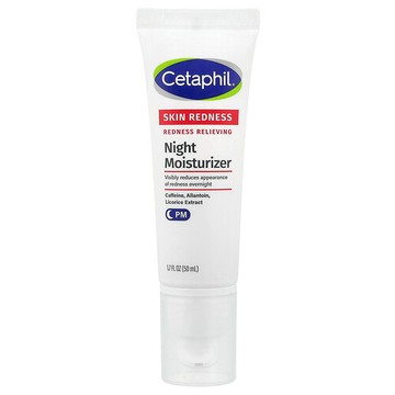 Cetaphil, 泛紅舒緩保濕晚霜，1.7 盎司（50 克）