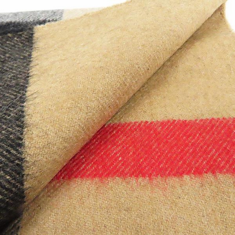 美品　BURBERRY バーバリー カシミヤ チェック　マフラー　スカーフ BURBERRY バーバリー 8015549 ハーフ メガ チェック スカーフ カシミア