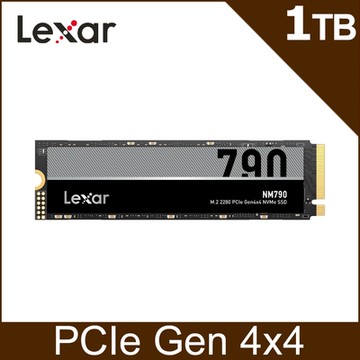 Lexar 雷克沙 NM790 M.2 2280 PCIe Gen4x4 NVMe 1TB 固態硬碟