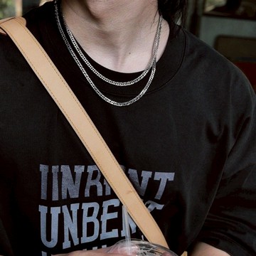 ☆LimeLight☆ 日系 街頭 金屬 古巴 古巴項鍊 金項鍊 不掉色 飾品 鈦鋼 項鍊 老錢風 ACC-D1204