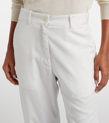 The Row Cotton cropped straight pants