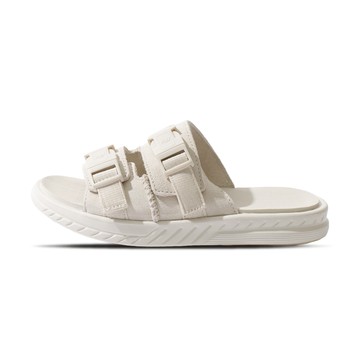 New Balance 女鞋 米白 休閒 厚底 穿搭 運動 雙扣 麂皮 拖鞋 SWAUTLC1