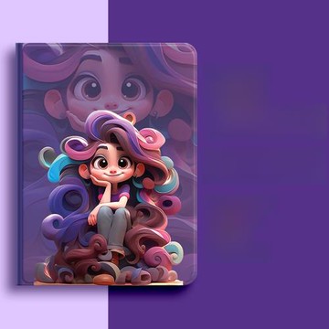 適用ipad保護套2023新款ipad平板第10代4保護殼11硅膠卷4發公主5帶筆槽9蘋果全包防摔mini7網紅air卡通6女pro