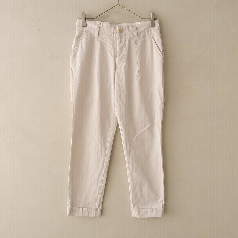 アーツ&サイエンス ARTS&SCIENCE *コットントラウザーパンツ*0ホワイト  