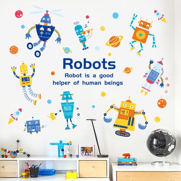 兒童房間布置卡通貼畫海報紙創意個性小學幼兒園臥室墻面裝飾貼紙