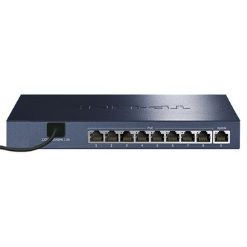 【快速出貨】 免運 網絡交換機 TP-LINK9口百兆以太網PoE交換機TL-SF1009PH整機功率達80W低功耗~優樂悅