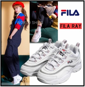 フィラ 厚底スニーカー レディース フィラ レイ 厚底 ダッドスニーカー Fila Ray ホワイトシルバーライン海外正規品 フィラ スニーカー 通販 Lineポイント最大4 0 Get Lineショッピング