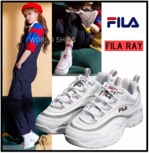 フィラ 厚底スニーカー レディース フィラ レイ 厚底 ダッドスニーカー Fila Ray ホワイトシルバーライン海外正規品 フィラ スニーカー 通販 Lineポイント最大1 0 Get Lineショッピング