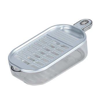 壓蒜/磨泥器 【日本Pearl】鋁製磨泥器附收集盒