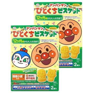 FUJIYA 不二家 麵包超人蔬果餅 12個月以上 2包  72g  2盒